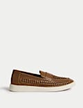 Woven Slip-On Loafers
