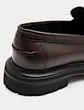 Leather Slip-On Loafers