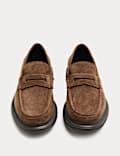 Suede Loafers