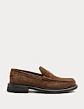 Suede Loafers