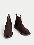 Wide Fit Leather Waterproof Chelsea Boots