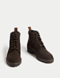 Waterproof  Nubuck Lace Up Boots