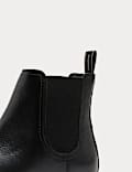Leather Waterproof Pull-On Chelsea Boots