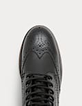 Leather Brogue Chukka Boots