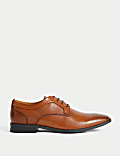 Leather Textured Derby Shoes