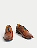 Leather Textured Derby Shoes