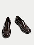 Leather Slip-On Loafers