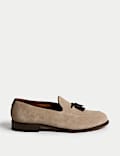 Suede Tassel Loafers