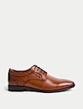 Derbys en cuir texturé