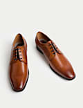Derbys en cuir texturé