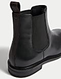 Wide Fit Leather Chelsea Boots