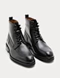 Bottines en cuir style décontracté