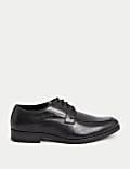 Wide Fit Leather Derby Shoes