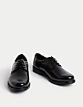 Wide Fit Airflex™ Leather Derby Shoes