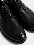 Wide Fit Smart Step Leather Derby Shoes