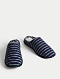 Striped Mule Slippers with Freshfeet™