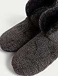 Borg Slipper Boots with Freshfeet™