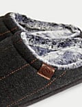 Heritage Tweed Mule Slippers with Freshfeet™
