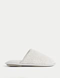 Towelling Mule Slippers with Freshfeet™