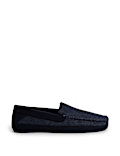 Herringbone Moccasin Slippers with Freshfeet™