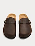 Mules en cuir