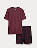 Pure Cotton Checked Pyjama Set