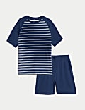 Pure Cotton Striped Pyjama Set