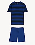 Pure Cotton Striped Pyjama Set