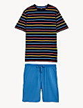 Pure Cotton Striped Pyjama Set