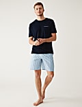Pure Cotton Do Not Disturb Slogan Pyjama Set