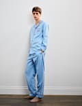 Pure Cotton Snooze Slogan Pyjama Set