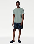Ensemble pyjama 100&nbsp;% coton à imprimé cachemire