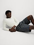 Lot de 2 shorts de pyjamas 100 % coton avec imprimé