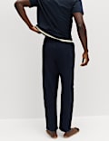 2pk Pure Cotton Pyjama Bottoms