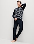 Pure Cotton Striped Pyjama Set