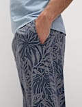Pure Cotton Palm Print Pyjama Set