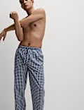 Set van 2 zuiver katoenen pyjamabroeken