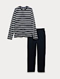 Pure Cotton Striped Pyjama Set