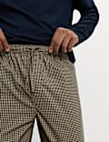 Pure Cotton Houndstooth Pyjama Set