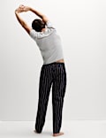 Pure Cotton Striped Pyjama Set
