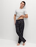 Pure Cotton Striped Pyjama Set