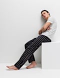 Pure Cotton Striped Pyjama Set
