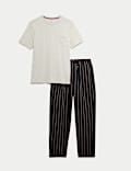 Pure Cotton Striped Pyjama Set
