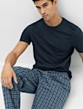 Pack Of Two Cotton Pyjama Bottoms