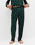 Pure Cotton Printed Christmas Family Pyjamas