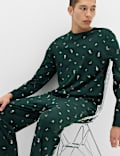 Pure Cotton Printed Christmas Family Pyjamas