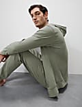 Cotton Rich Zip Up Hoodie