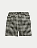 Cotton Rich Printed Pyjama Shorts