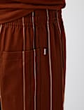 Pure Lyocell Striped Pyjama Bottoms