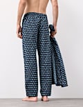 Cotton Rich Geometric Print Pyjama Top